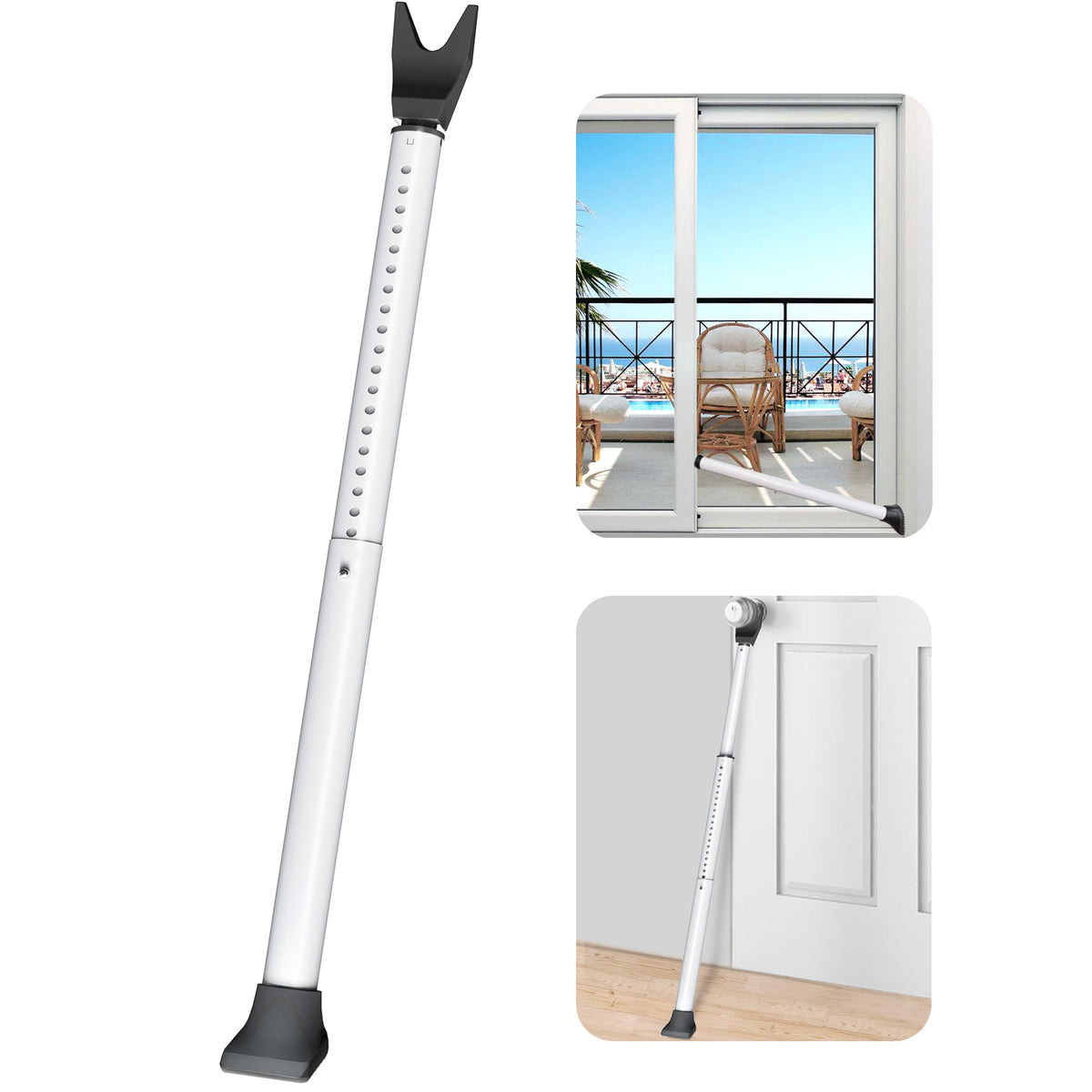 The security device for the apartment: adjustable patio door security