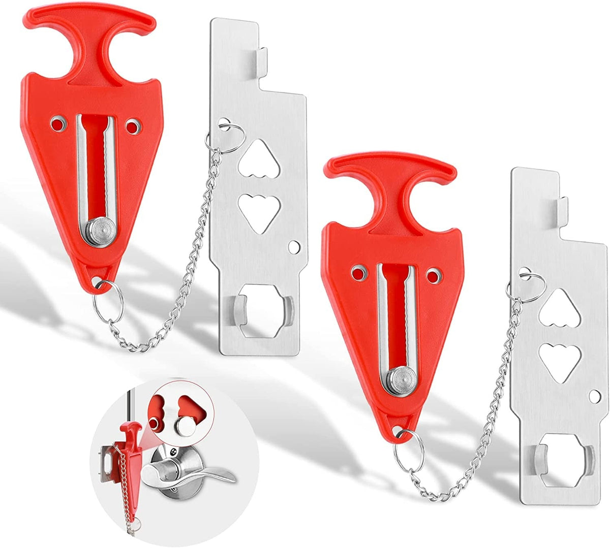 What is a portable door lock?