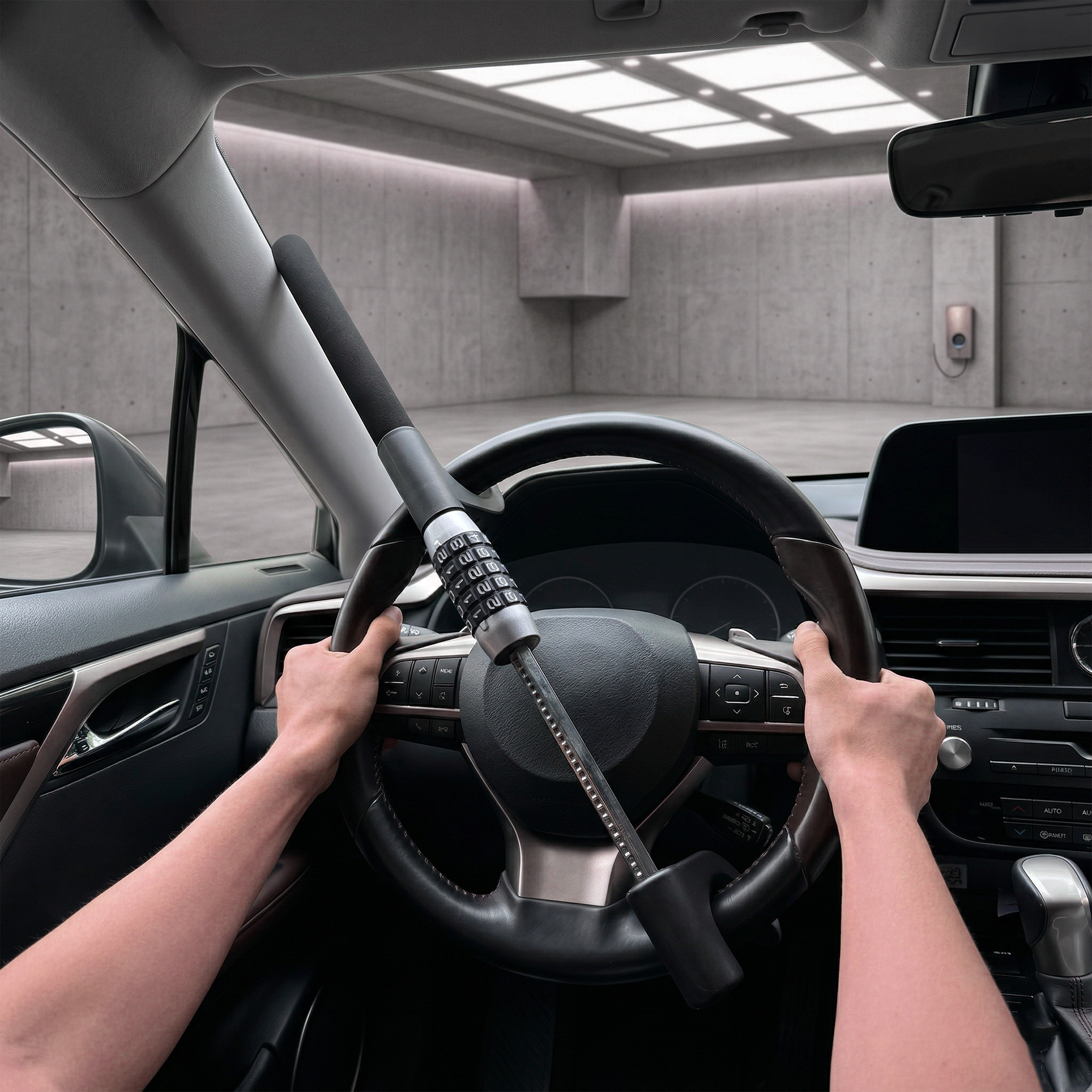 AceMining Anti-theft Steering Wheel Lock