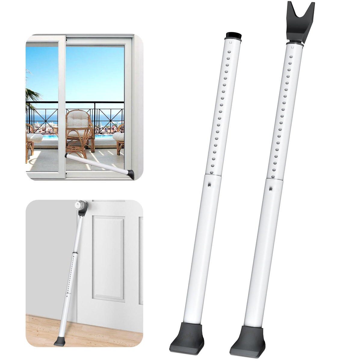 What is the double door lock bar?