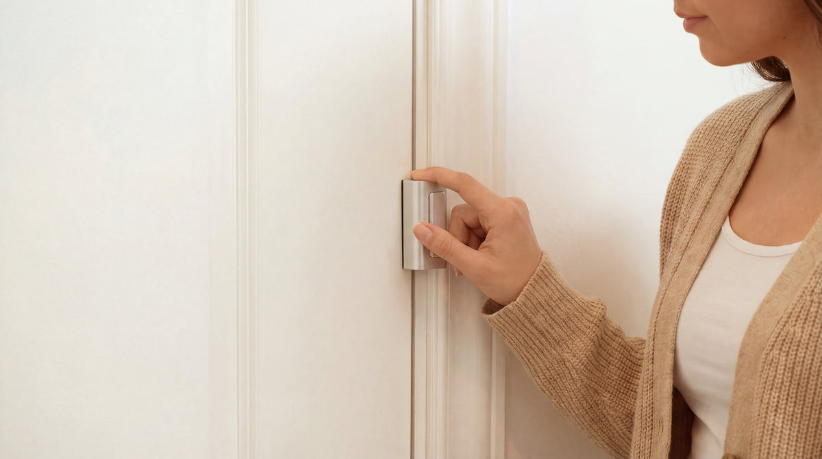 AceMining door security in a warm, welcoming home