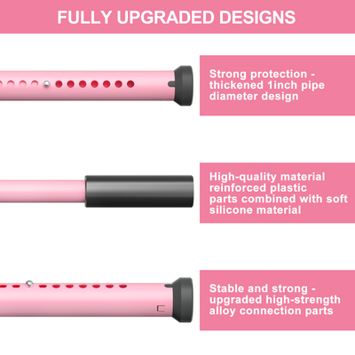 AceMining Sliding Door Security Bar - Pink - Construction Details