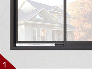 Step 1: measure the opening for the sliding door or window security bar